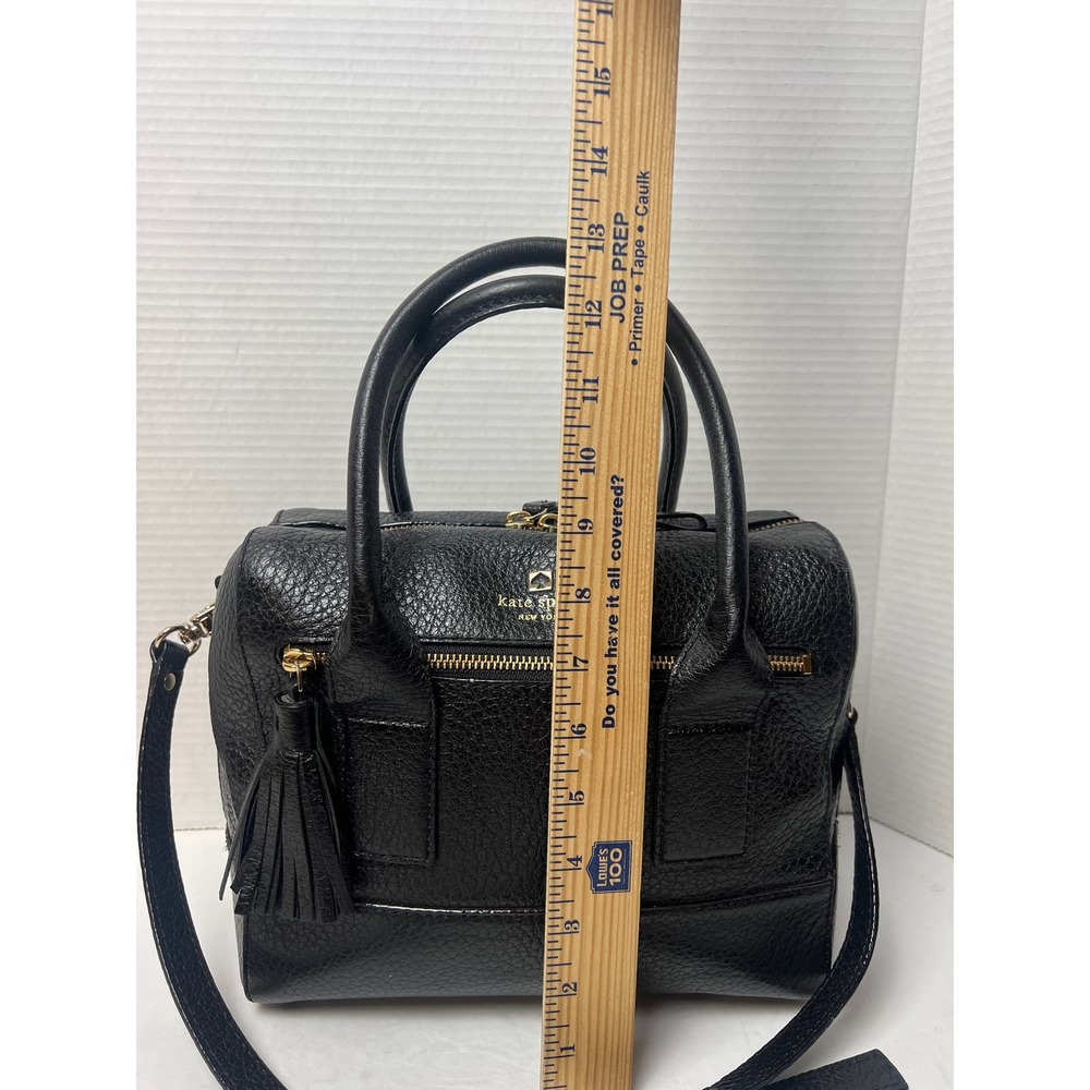 Sale!! KATE SPADE Southpoint Avenue Alessa
Black Pebbled Leather Satchel Bag - Picture 5 of 14
